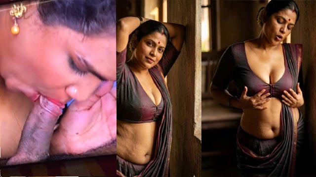 Mature Tamil Aunty Sucking Lover Dick Sucking