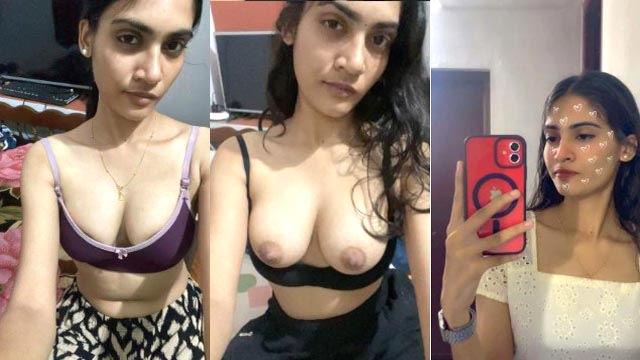 Cute Mallu Babe Pressing Boobs Fingering Show