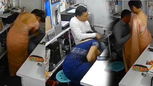 Shop Manager Affair With Multiple Wives CCTV Camera Viral Porn