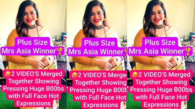 Mrs Asia Winner Most Requested App Pressing Her Boobs