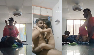 Horny College Girl’s Multiple Fucking Teacher Latest MMS