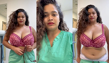 Horny Indian Tanker Nurse – Strip Teasing Big Boobs Show Video’s