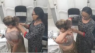 Sexy Rich Bhabhi Changing Parlour In CCTV Captured – indiansexstories3