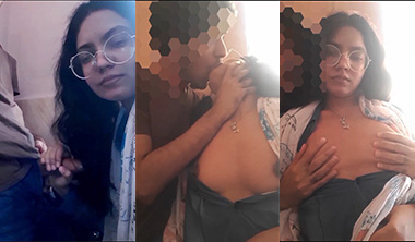 Sexy Indian Chasmish Gf Submissive Boobs Show Exclusive Video